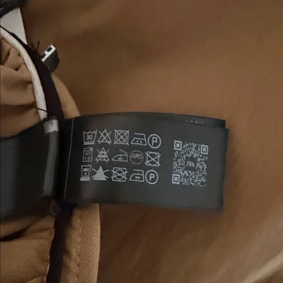 NWT ZARA ZW Collection Cape Midi Skirt Size XL Beige, khaki, taupe - Picture 12 of 13